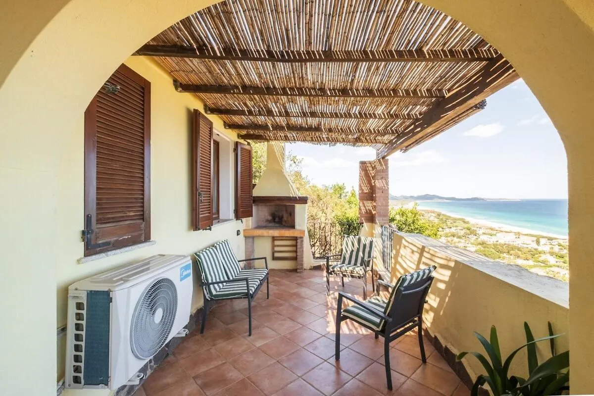 Panoramic View- Beautiful With Veranda, Wifi, Bbq Costa Rei 0*,